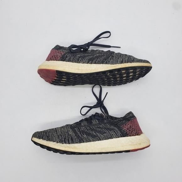 adidas Shoes Womens 7.5 PureBoost GO Running Trainers Black B75667 Sneakers - Picture 8 of 12